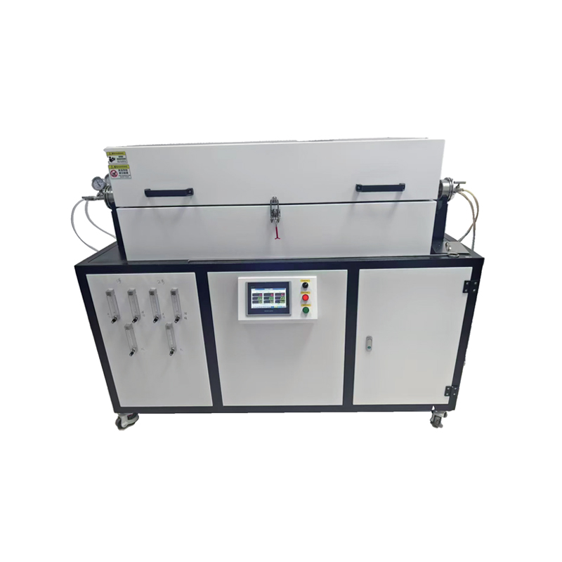 Tre-temperatur högren kvartsrörsugn